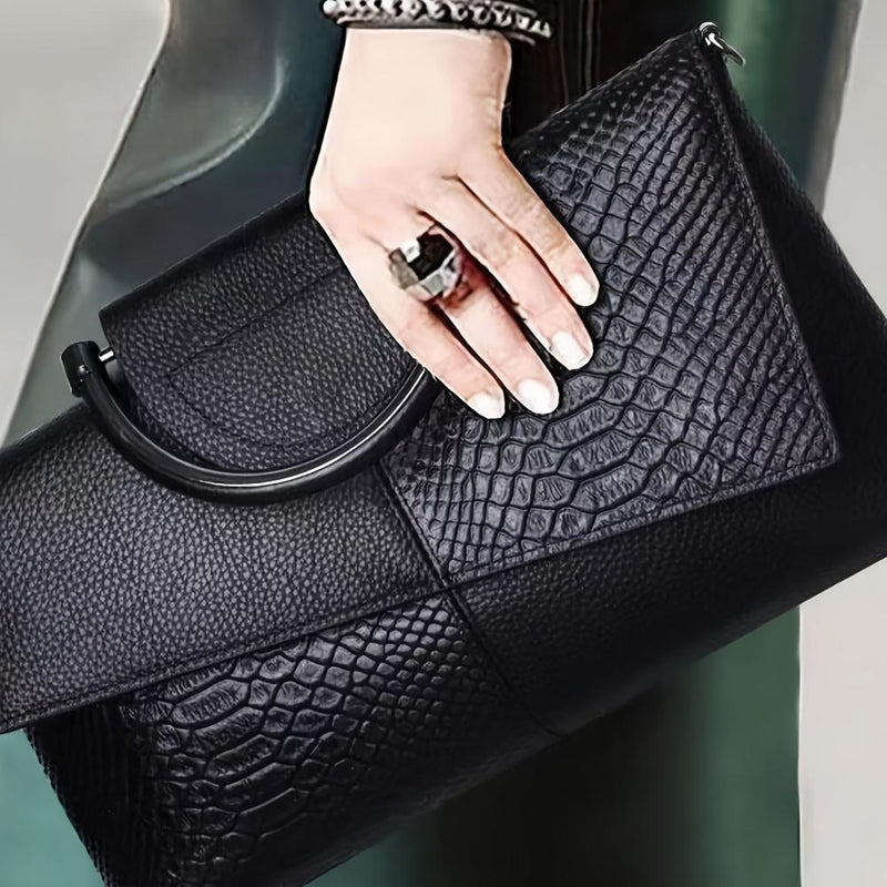 Grace™ Classic | Bolsa de Luxo com Estampa Croc