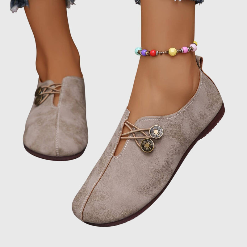 Teresa™ | Sapatos Ortopédicos de Couro