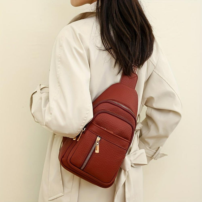 Riley™ Charme Vintage | Bolsa Transversal de Peito
