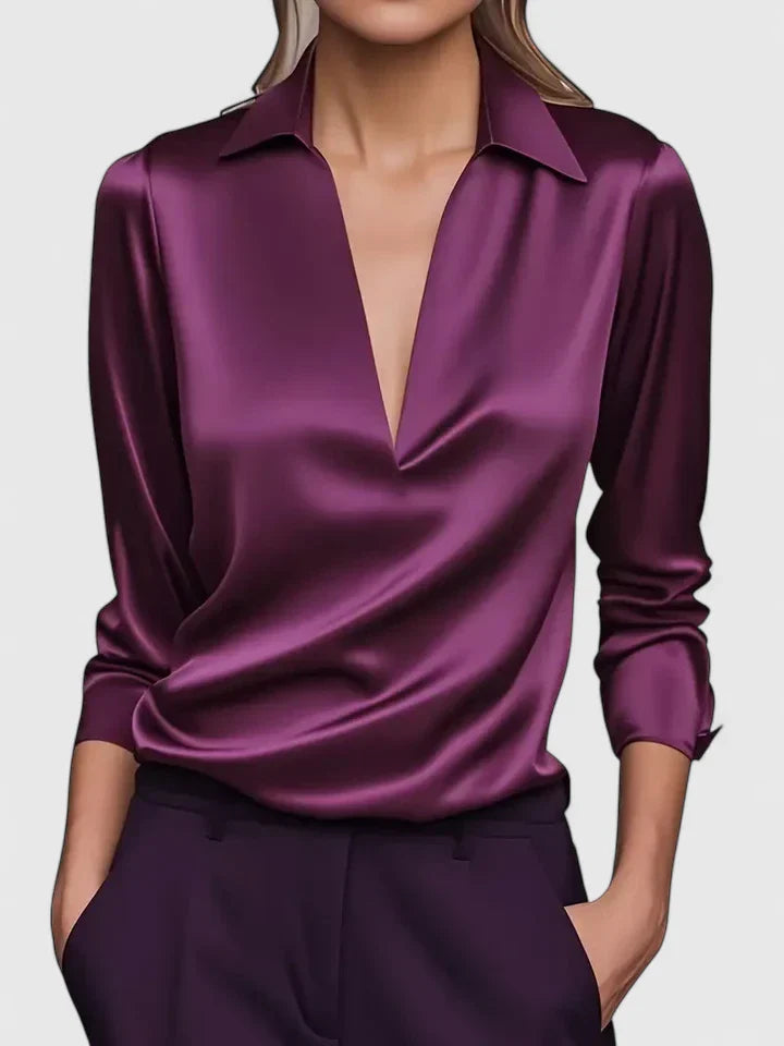 Calvina | Blusa Sofisticada