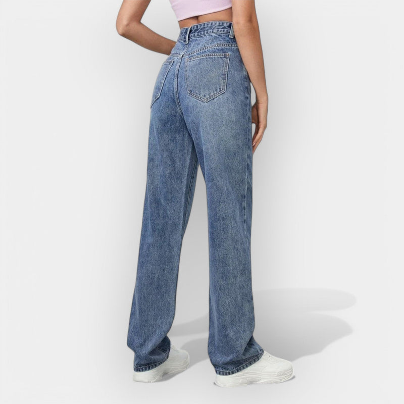 Calça Jeans Reta