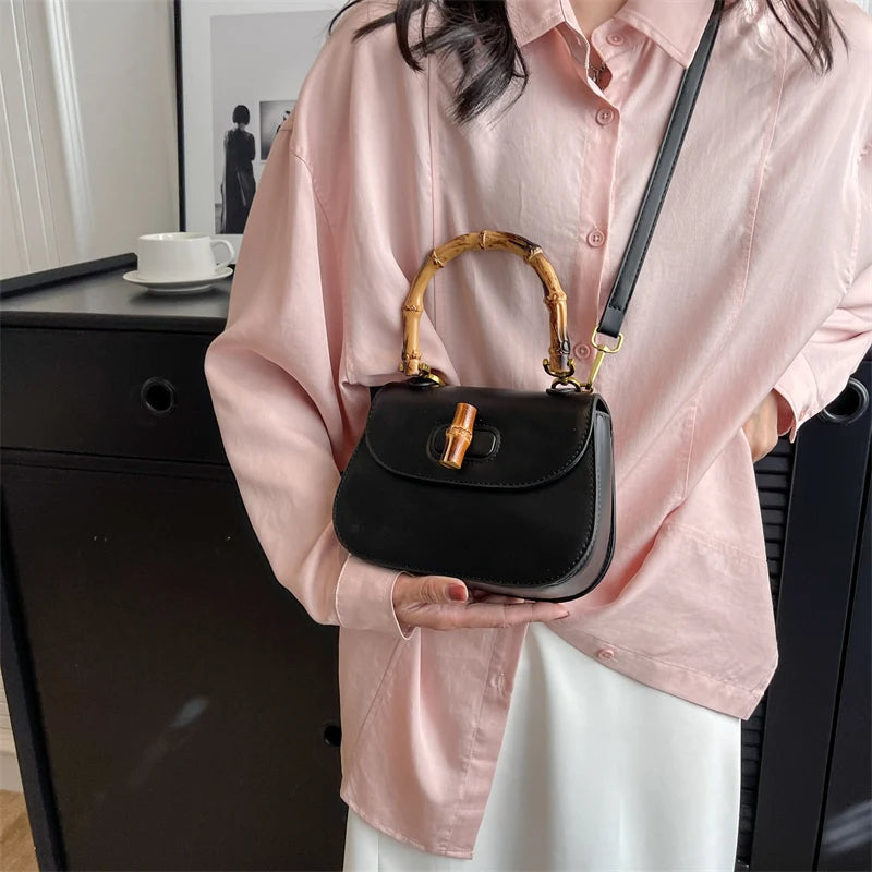 Aria™ - Bolsa de Mão Estilosa de Bambu