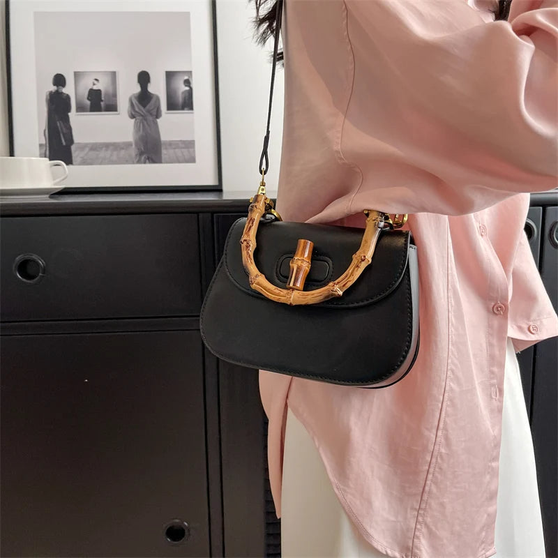 Aria™ - Bolsa de Mão Estilosa de Bambu