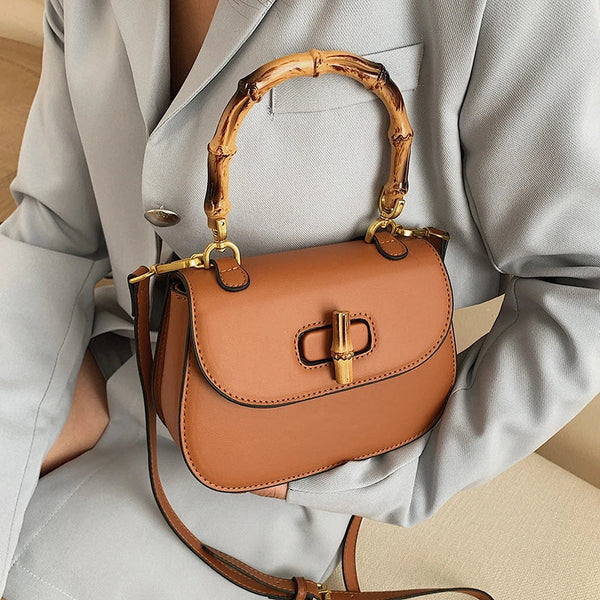 Aria™ - Bolsa de Mão Estilosa de Bambu