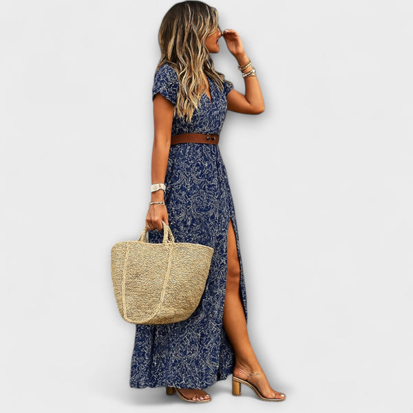 Carmella - Vestido Maxi em Estilo Boho