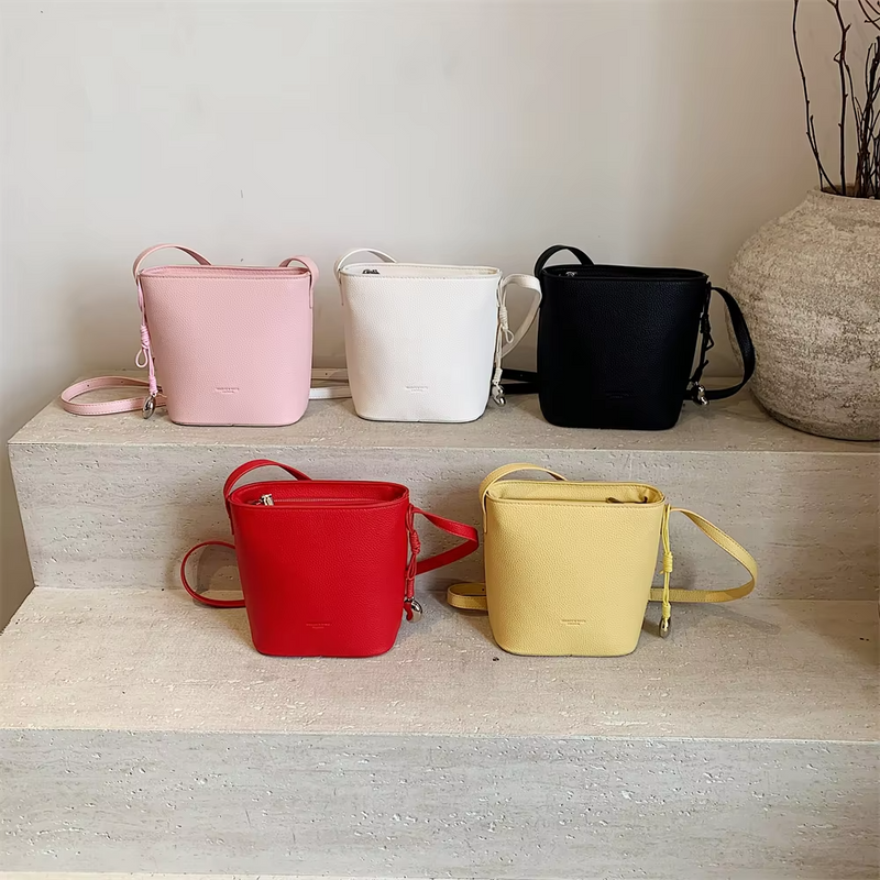 Aubrey™ - Bolsa Mini Bucket de Ombro Estilosa