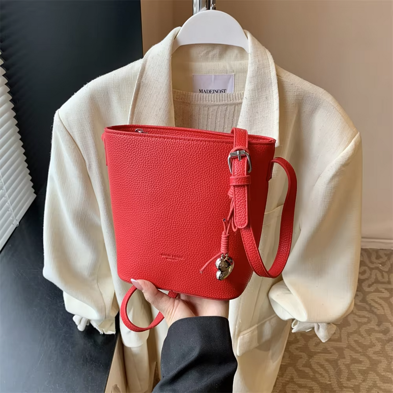 Aubrey™ - Bolsa Mini Bucket de Ombro Estilosa