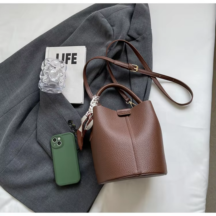 Abigail™ - Bolsa Retrô Tipo Balde