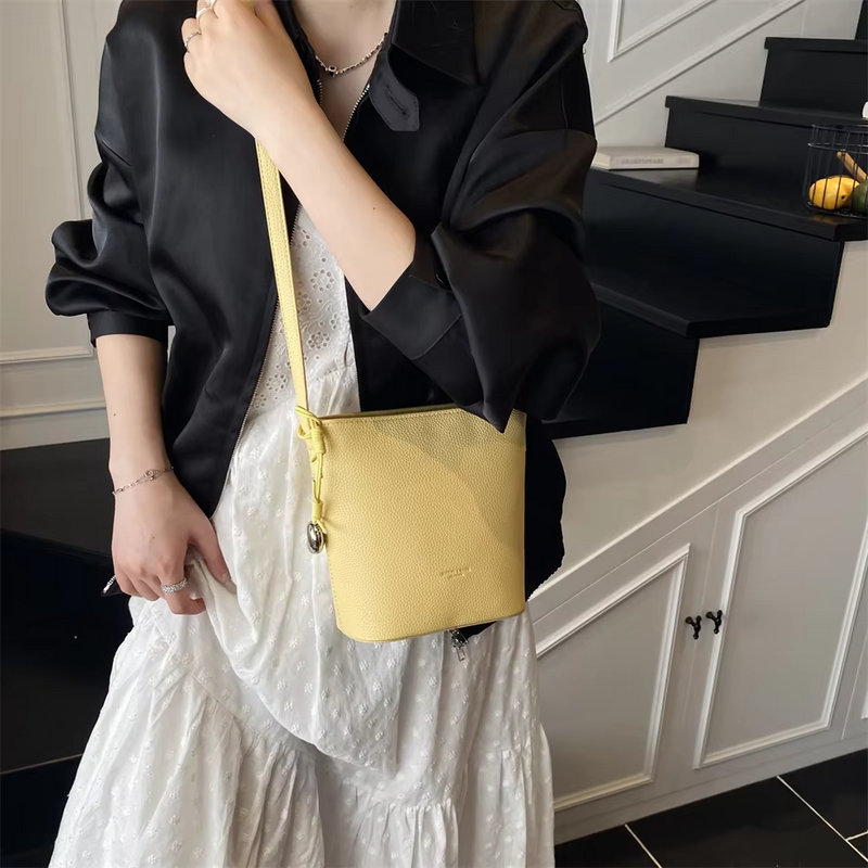 Aubrey™ - Bolsa Mini Bucket de Ombro Estilosa