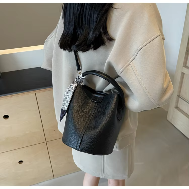 Abigail™ - Bolsa Retrô Tipo Balde