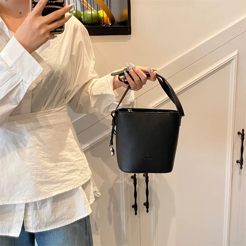 Aubrey™ - Bolsa Mini Bucket de Ombro Estilosa
