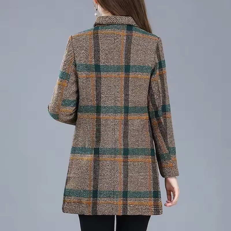 Aubrey™ - Blazer Xadrez Elegante