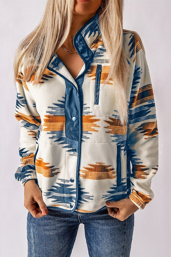 Nadia | Jaqueta de Moletom Estampada