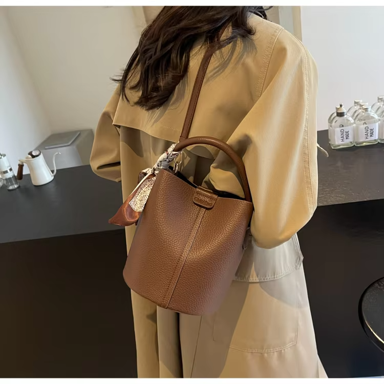 Abigail™ - Bolsa Retrô Tipo Balde