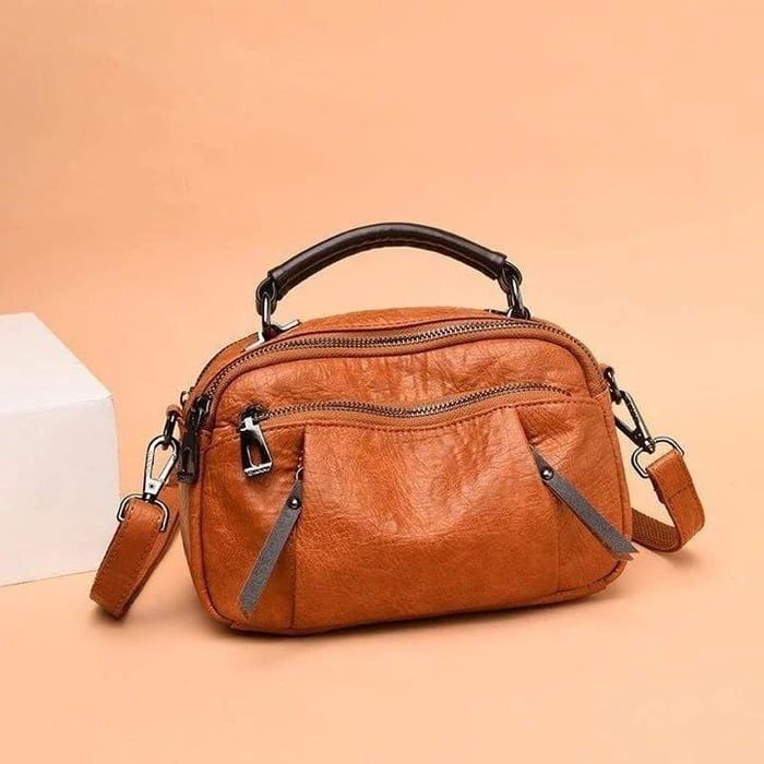 Penelope™ Estilo Exquisito | Bolsa Macia com Múltiplos Bolsos
