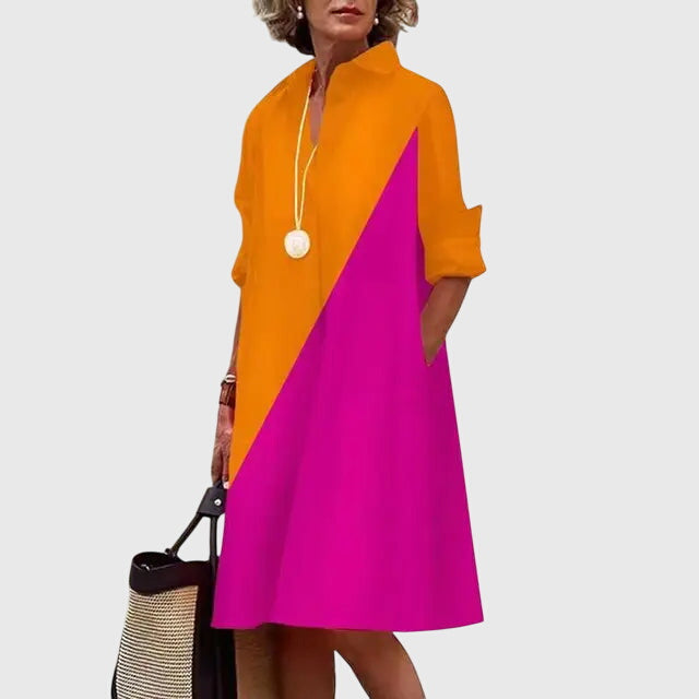 Paige™ - Vestido Elegante com Bolsos