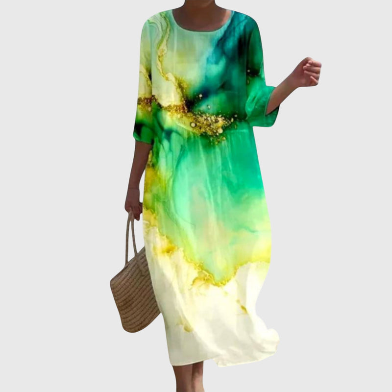 Hayley™ | Vestido Longo Floral Estiloso