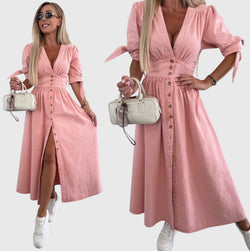 Sophia™ | Vestido Elegante de Jeans