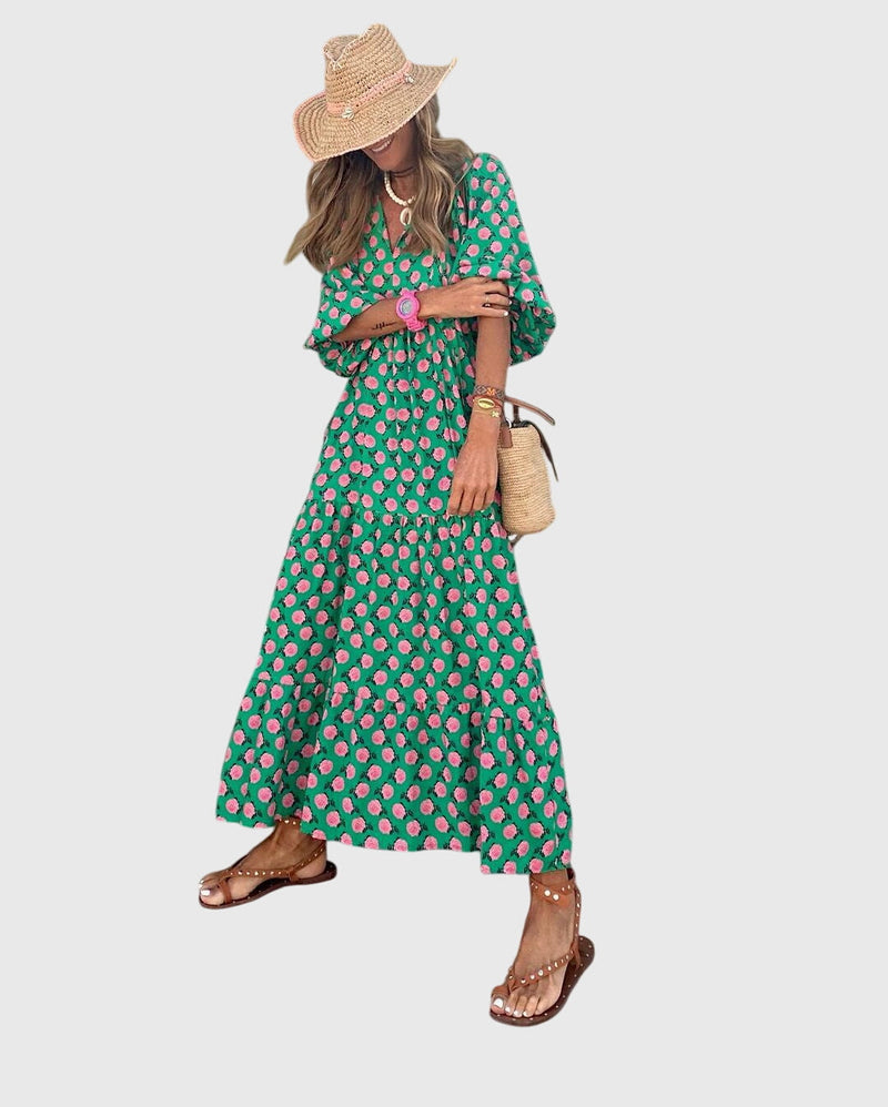 Sarah™ - Vestido Maxi Boho