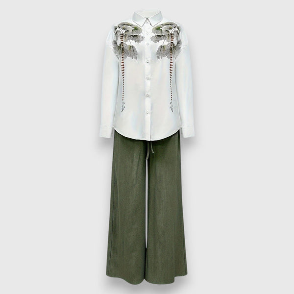 Conjunto com Estilo Bicolor