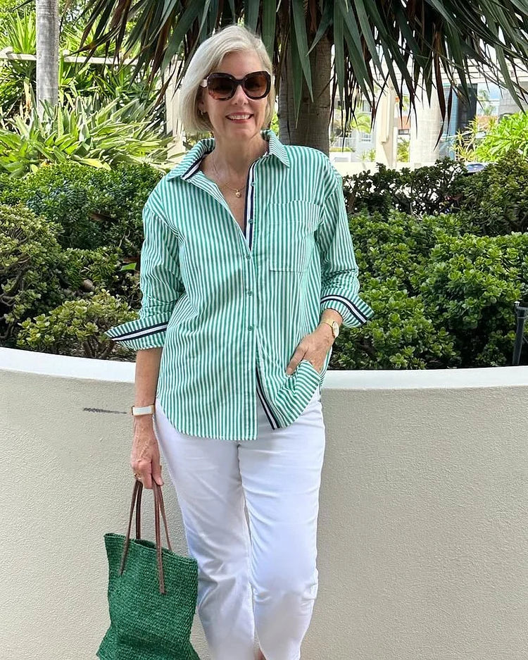 Ayva | Camisa Listrada