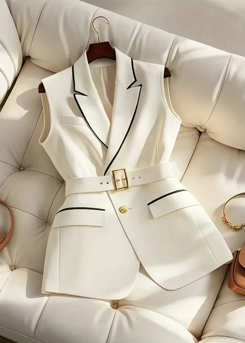 Sophia™ - Colete Elegante com Cinto