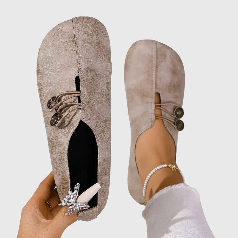 Teresa™ | Sapatos Ortopédicos de Couro