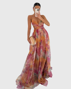 Giselle™ | Vestido Longo Floral