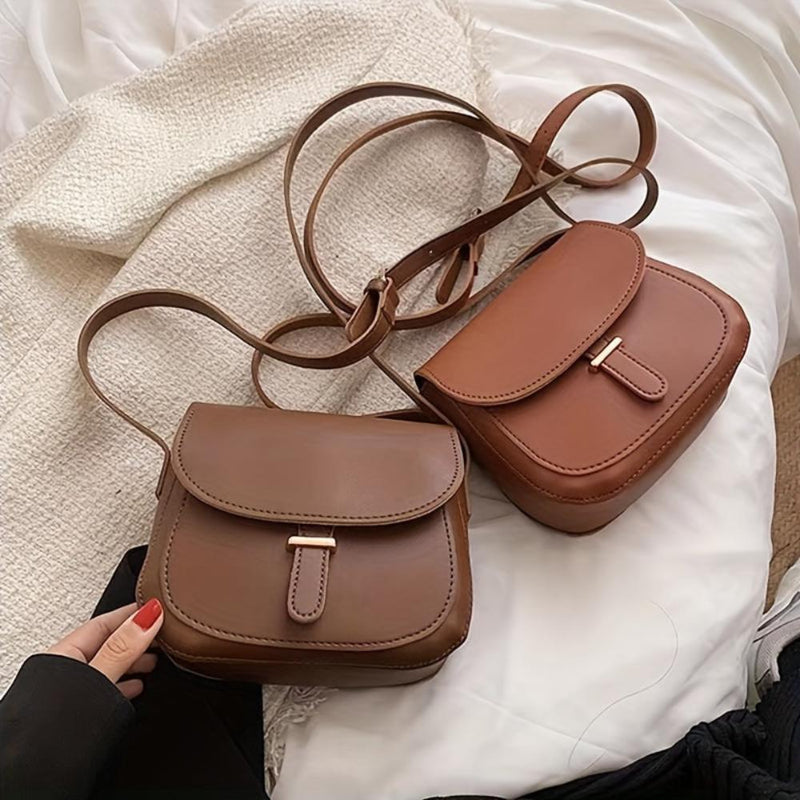 Aria™ Retro Grace | Bolsa Transversal Elegante de Sela