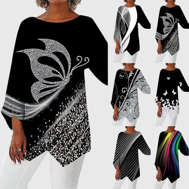 Alayah™ | Blusa Elegante com Decote Redondo