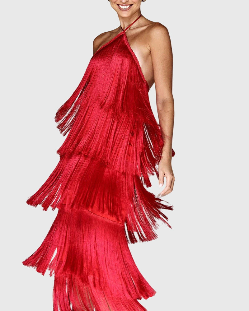 Artiselle™ - Vestido com Franjas
