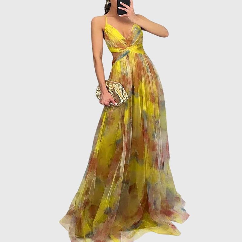 Giselle™ | Vestido Longo Floral