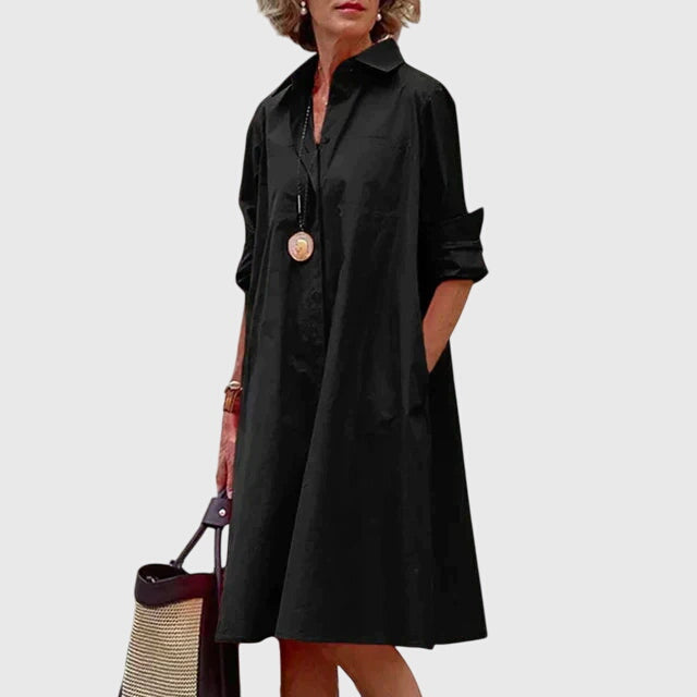 Paige™ - Vestido Elegante com Bolsos