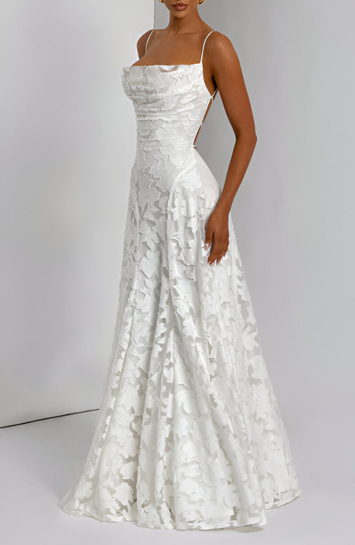 Franciszka™ | Vestido Longo de Renda
