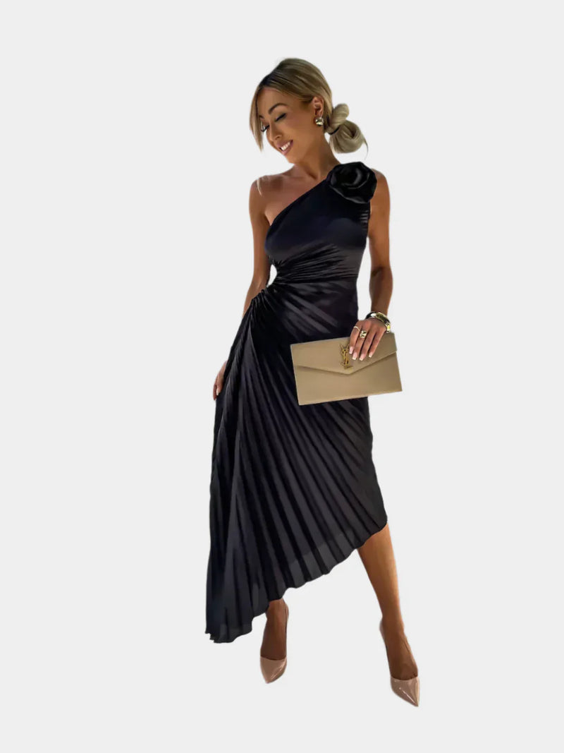 Vestido Floral com Notas Românticas