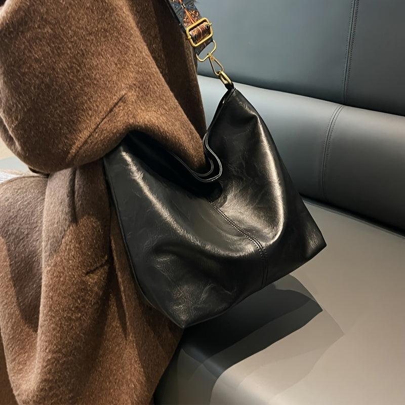 Alora - Bolsa Transversal Vintage de Couro PU