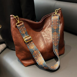 Alora - Bolsa Transversal Vintage de Couro PU