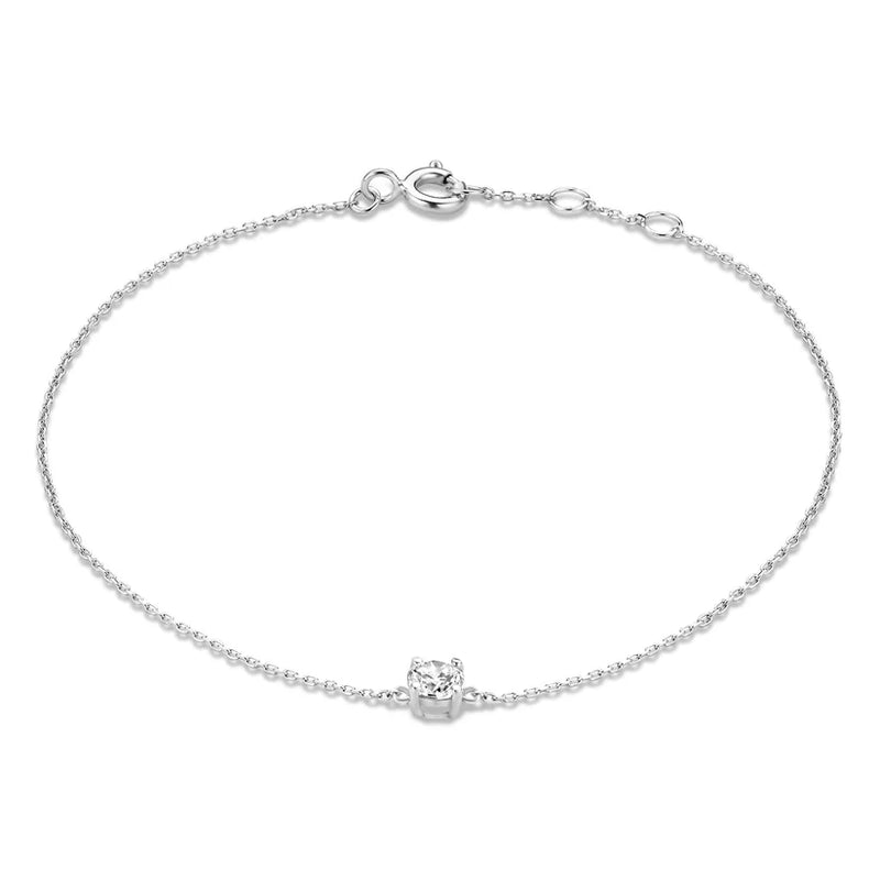 Pulseira de Pedra Moissanite Cléa | Ouro