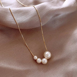 Colar de Pérolas Exquisito | Ouro