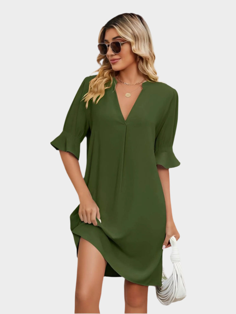 Vestido Plissado Confortável