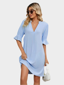 Vestido Plissado Confortável
