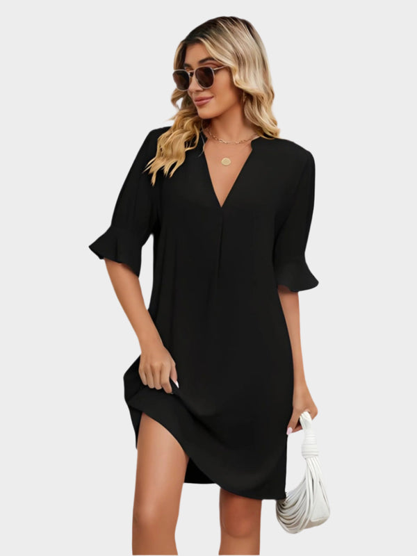 Vestido Plissado Confortável