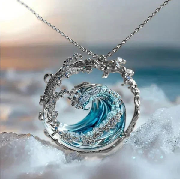 Colar Azure Pledge | Ouro Branco