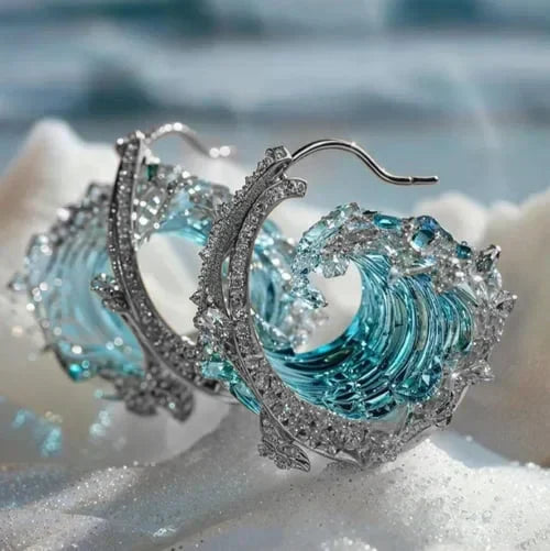 Brincos Azure Pledge | Ouro Branco