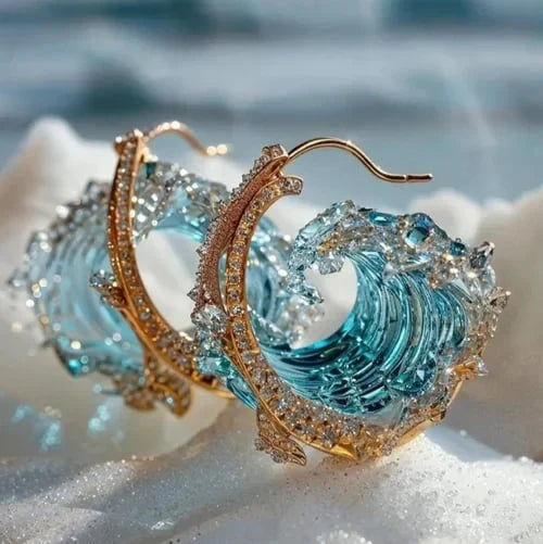 Brincos Azure Pledge | Ouro