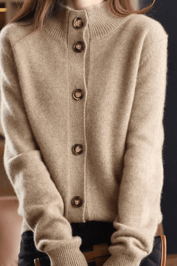 Anny - Cardigã de Tricô Luxuoso