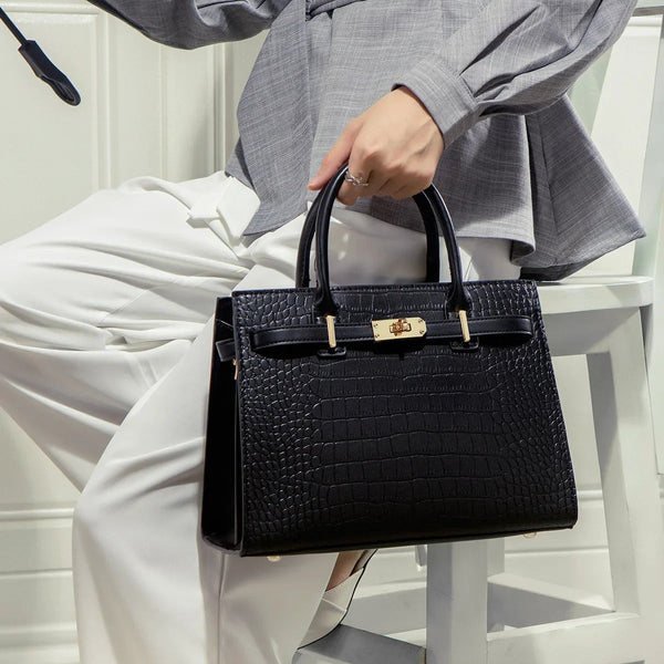 Scarlett™ - Conjunto de Bolsas Croco Premium Allure