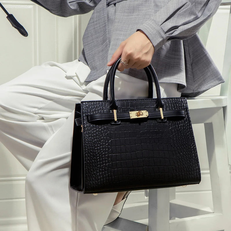 Scarlett™ - Conjunto de Bolsas Croco Premium Allure