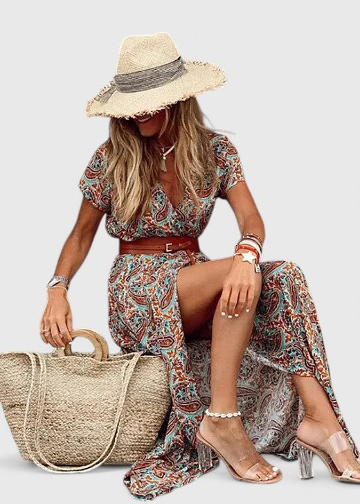 Lorraine | Vestido Longo Boho Estiloso