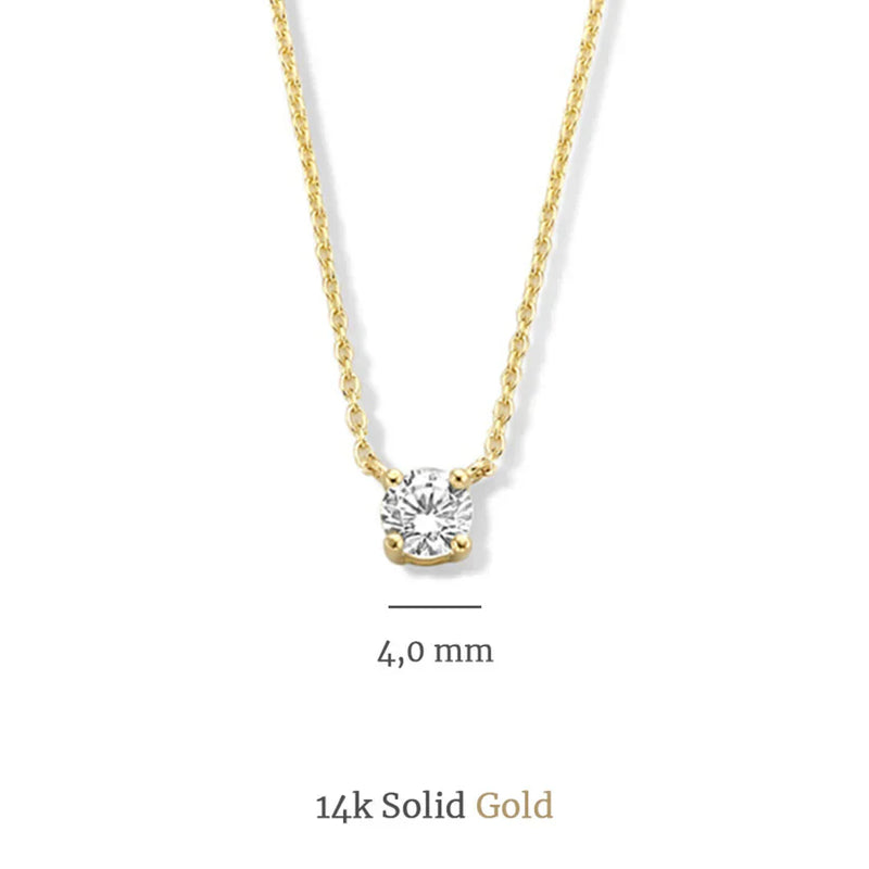 Conjunto de Pedra Moissanite Cléa | Ouro